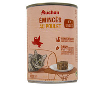 Comida húmeda para gatos a base de pollo PRODUCTO ALCAMPO 400 g.