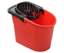 Cubo de fregar rojo con escurridor TATAY