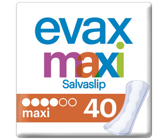 Salvaslips maxi EVAX 40 uds. Salvaslips maxi EVAX 40 uds.