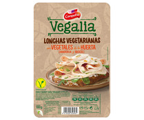 Producto vegetariano cocido a base de clara de huevo con verduras (zanahoria y brócoli) CAMPOFRIO Vegalia 100 g.