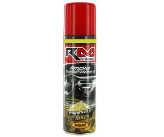 Limpiador de salpicaderos de 650 mililitros con acabado brillante y fresco olor a limón RM CLEAN. Limpiador de salpicaderos de 650 mililitros con acabado brillante y fresco olor a limón RM CLEAN.