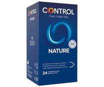 Preservativo lubricados con perfecta adaptabilidad CONTROL Nature 24 uds.