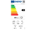 Lavadora CANDY CS4 1272DE/1-S capacidad de carga: 7KG, clasificación energética: D, 1200RPM, H: 85cm, A: 60cm, F: 45cm.