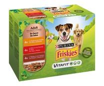 Alimento húmedo , gelatina para perros FRISKIES PURIN 12 uds. x 100 g