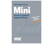 Diccionario mini alemán-español, VV. AA. Género: diccionarios alemán. Editorial Vox.