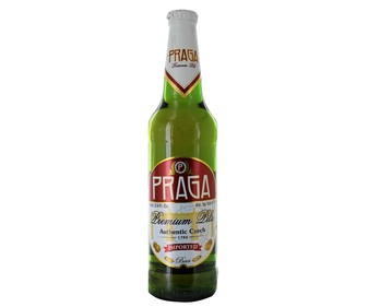 Cerveza Checa rubia de importación PRAGA 50 cl. Cerveza Checa rubia de importación PRAGA 50 cl.