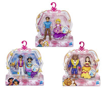 Conjunto de dos minimuñecas con trajes reales de clip, PRINCESAS DISNEY. Conjunto de dos minimuñecas con trajes reales de clip, PRINCESAS DISNEY.