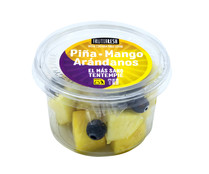Mix frutas piña, mango y arándanos troceados FRUTIFRESH 225 g. Mix frutas piña, mango y arándanos troceados FRUTIFRESH 225 g.