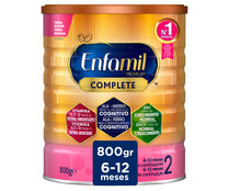 Leche (2) de continuación, de 6 a 12 meses ENFAMIL Premium Complete 800 g.