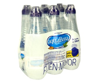 Agua mineral botella de 35 centilitros pack de 6 unidades Agua mineral botella de 35 centilitros pack de 6 unidades