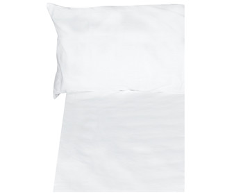 Juego de sábanas de 90cm., 100% algodón color blanco PRODUCTO ALCAMPO. Juego de sábanas de 90cm., 100% algodón color blanco PRODUCTO ALCAMPO.