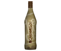 Licor de ron con caramelo elaborado en las Islas Canarias AREHUCAS botella de 70 cl.