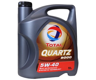 Aceite sintético para vehículos con motores de gasolina o diésel TOTAL Quartz 9000 5 litros. Aceite sintético para vehículos con motores de gasolina o diésel TOTAL Quartz 9000 5 litros.