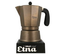 Cafetera italiana convencional con capacidad de 9 tazas, no apta para inducción, Etna IDEALCASA.