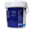 Pintura plástica  interior-exterior, blanco satinado, BRUGUER Ciclon, 4L.