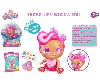 Muñeco bebé interactivo Roxie & Roll THE BELLIES. Muñeco bebé interactivo Roxie & Roll THE BELLIES.