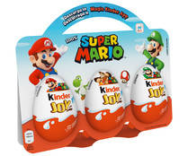 Huevos de chocolate con sorpresa KINDER JOY pack 3 uds. 20 g.