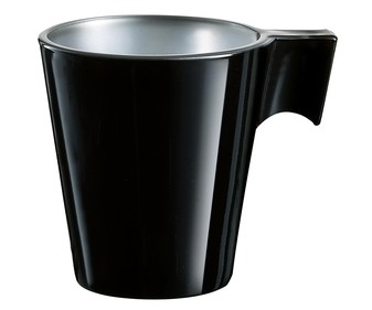 Taza para expresso modelo Flashy color negro, capacidad de 8 centilitros LUMINARC. Taza para expresso modelo Flashy color negro, capacidad de 8 centilitros LUMINARC.