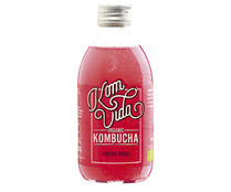 Kambucha (bebida a partir de té) ecológica frutos rojos KOMVIDA 750 ml.