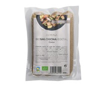 Salchichas vegetales de queso de cultivo ecológico AHIMSA 230 g.