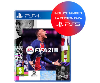 FIFA 21 Standard edition para Playstation 4. Género: deportes, simulación, fútbol. PEGI: +3. FIFA 21 Standard edition para Playstation 4. Género: deportes, simulación, fútbol. PEGI: +3.