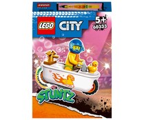 Juego de construcción Moto Acrobática: Bañera con 14 piezas LEGO City Stuntz 60333.