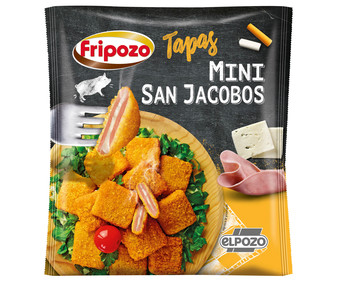 Jamón York y queso empanados (San Jacobos) y ultracongelados FRIPOZO Tapas 160 g. Jamón York y queso empanados (San Jacobos) y ultracongelados FRIPOZO Tapas 160 g.