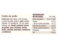 Caldo de pollo 100% natural, sin conservantes ni aromas ARGAL Pontutoque 455 ml.