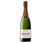 Cava brut nature CODORNIU EXTRA botella de 75 cl.