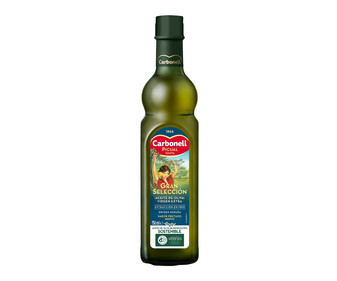 Aceite de oliva virgen extra Picual CARBONELL Gran Selección botella de cristal de 750 ml. Aceite de oliva virgen extra Picual CARBONELL Gran Selección botella de cristal de 750 ml.