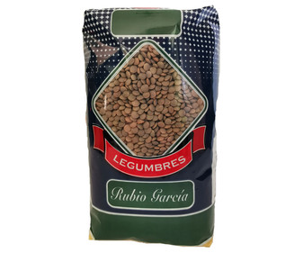 Lenteja tipo Pardina RUBIO GARCÍA paquete de 1 kg. Lenteja tipo Pardina RUBIO GARCÍA paquete de 1 kg.