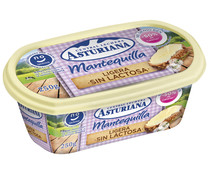 Tarrina de mantequilla ligera sin lactosa CENTRAL LECHERA ASTURIANA 250 g.