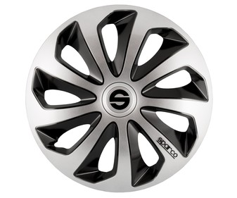 Juego de 4 tapacubos de 35,56 cm (14) SPARCO CORSA ...