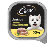 Comida para perros pollo tierno CESAR Clásico 300 g.