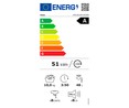 Lavadora HAIER HW100-BP14636NIB capacidad de carga: 10KG, clasificación energética: A, 1400RPM, H: 85cm, A: 59,5cm, F: 60cm.