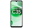 Smartphone 16,76cm (6,6") REALME C35 verde, Octa-Core, 4GB Ram, 128GB, microSD, 50+2+0,3 Mpx, Dual-Sim, UI (Android 11).