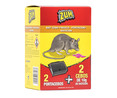Caja con 2 cebos frescos exterminadores de ratas y ratones + 2 portacebos ZUM.