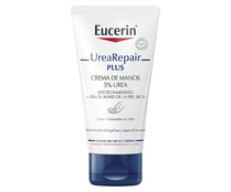 Crema de manos con un 5% de urea, para manos muy secas y ásperas EUCERIN Urea repair plus 75 ml.