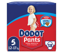 Pañales talla 5 kg) 58 uds DODOT PANTS Alcampo Compra