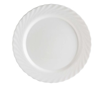 Fuente llana de vidrio 32,5cm. con diseño clásico redondeado, Trianon LUMINARC. Fuente llana de vidrio 32,5cm. con diseño clásico redondeado, Trianon LUMINARC.