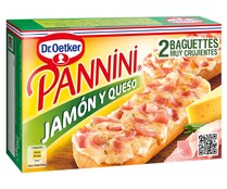 Pannini de jamón y queso DR. OETKER 2 x 125 g.
