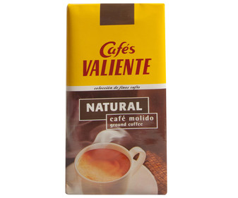 Café molido natural CAFÉS VALIENTE 250 gr, Café molido natural CAFÉS VALIENTE 250 gr,