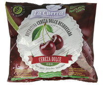 Cerezas dulces deshuesadas,100% naturales y sin conservantes ni colorantes LA CUERVA 300 g.