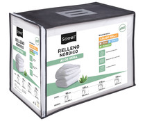 Relleno nórdico Aloe Vera para cama de 150cm, 300g/m², SAVEL.