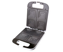 Sandwichera COMELEC SA1208, 1400W, placas cuadradas, indicador luminoso,