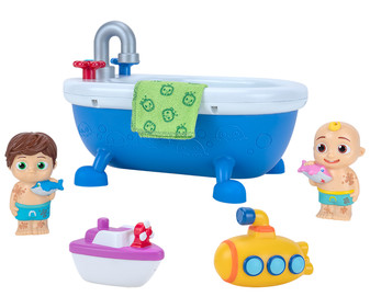 Bañera musical de 25cm con muñecos y accesorios COCOMELON.