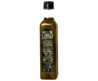 Aceite de oliva virgen extra ORO VIRGEN botella de 500 ml. Aceite de oliva virgen extra ORO VIRGEN botella de 500 ml.