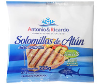 Solomillos de atún de aleta amarilla congelados ANTONIO Y RICARDO 225 g.