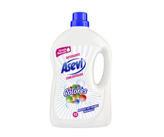 Detergente líquido para ropa de color ASEVI 42 lav. 2,856 l. Detergente líquido para ropa de color ASEVI 42 lav. 2,856 l.