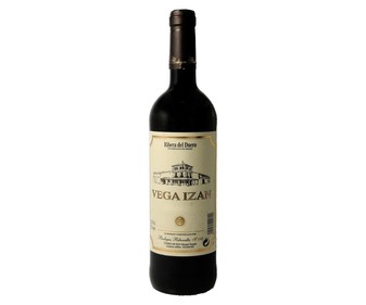 Vino tinto reserva con denominación de origen Ribera del Duero VEGA IZAN botella de 75 cl. Vino tinto reserva con denominación de origen Ribera del Duero VEGA IZAN botella de 75 cl.